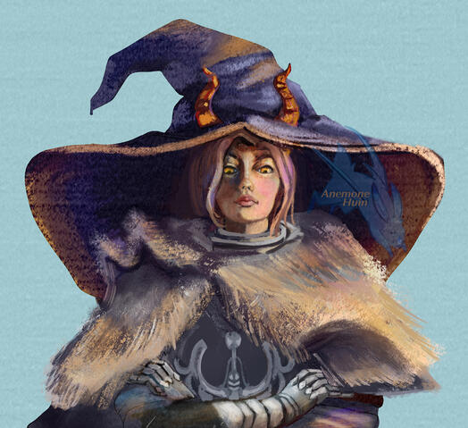 Witch Portrait Rebelle Test