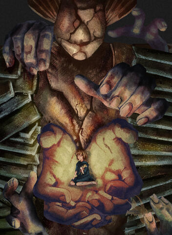 Fear & Hunger - Girl (Horror artbook fanzine)